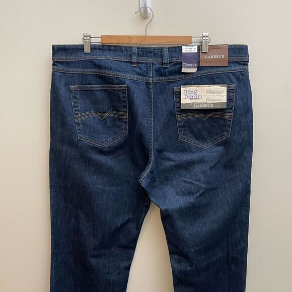 Atelier Gardeur Nigel Jeans Mens Size 42x34 Blue Regular‎ Fit Ring Denim New - Picture 6 of 15